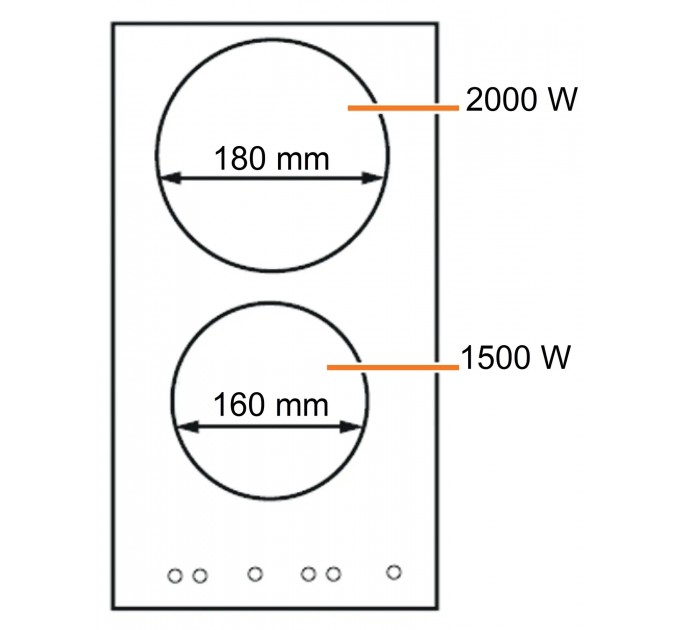 Індукційна варильна поверхня Fabiano FHI 172 ITC2