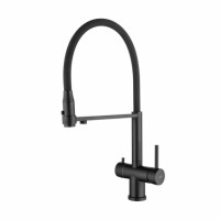 Змішувач кухонний Blue Water TUSAR Чорний матовий