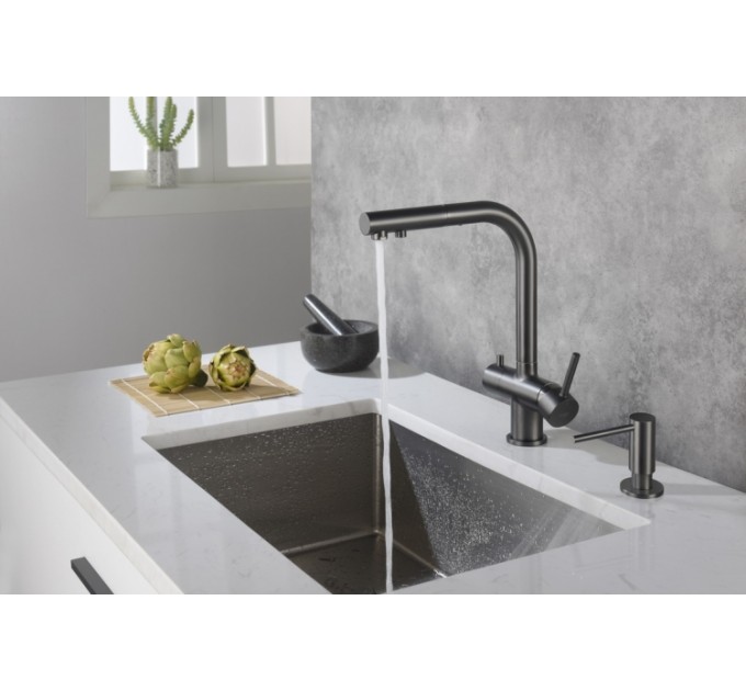 Дозатор Blue Water ALFA Графит (Gun metal)