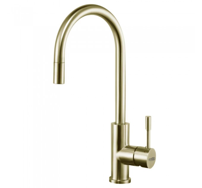 Смеситель кухонный Blue Water Lima Inox Шампанское золото