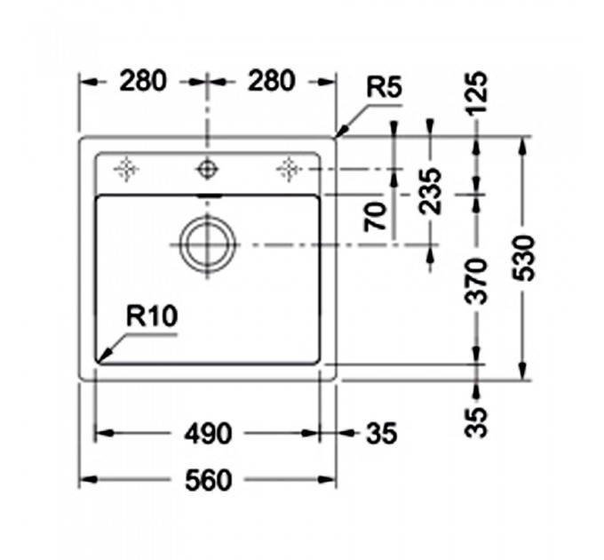 Кухонная мойка Franke Sirius SID 610-50 (143.0691.533) черный