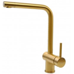 Смеситель кухонный Fabiano FKM 45 SS Nano Gold