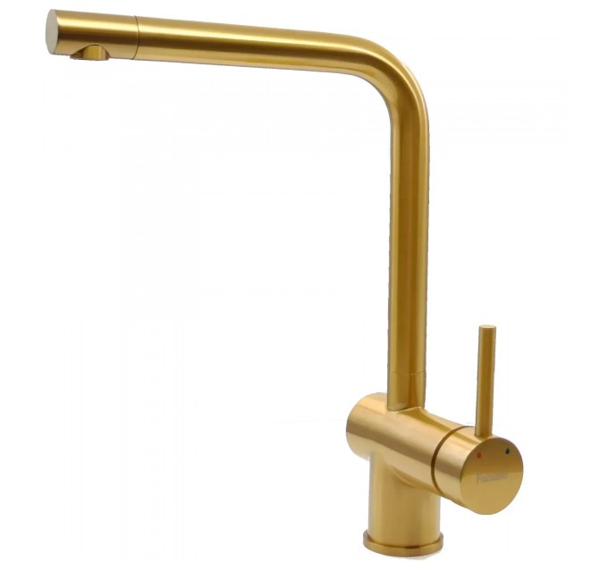 Смеситель кухонный Fabiano FKM 45 SS Nano Gold