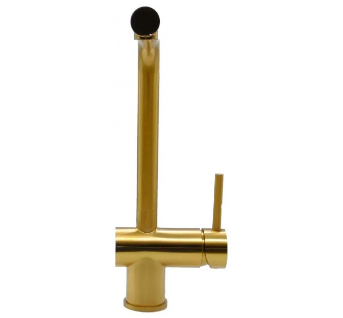 Смеситель кухонный Fabiano FKM 45 SS Nano Gold