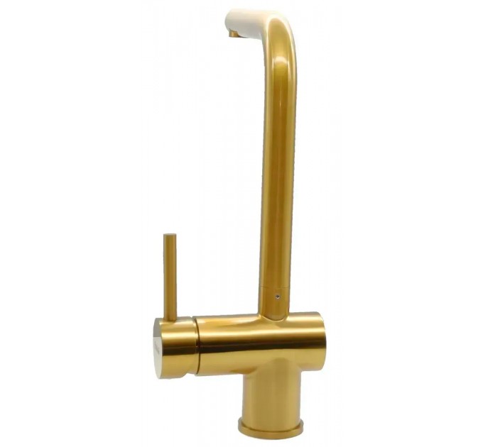 Смеситель кухонный Fabiano FKM 45 SS Nano Gold