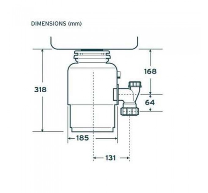 Подрібнювач харчових відходів In-Sink-Erator Model 75-2