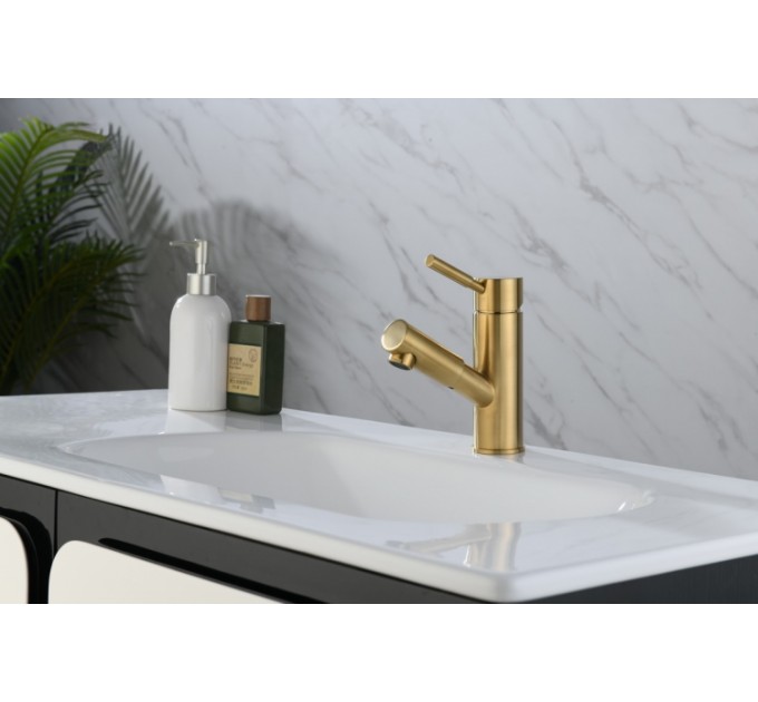 Змішувач для умивальника Blue Water DENVER DEN-BUP.060 ЧИСТЕ ЗОЛОТО