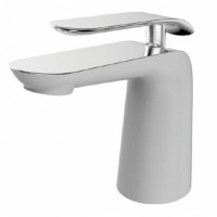 Змішувач для раковини Blue Water EMIRA EMI-BUN.010BC ХРОМ / БІЛИЙ Змішувач для раковини Blue Water EMIRA EMI-BUN.010BC ХРОМ / БІЛИЙ