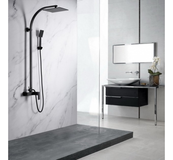 Душовий гарнітур Blue Water TORONTO TOR-ZKPN.400 CZARNY MAT