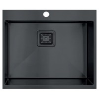 Кухонная мойка Fabiano TOP 49 Nano Graphite (49x51) 1,20 мм