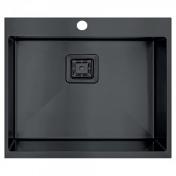 Кухонная мойка Fabiano TOP 49 Nano Graphite (49x51) 1,20 мм