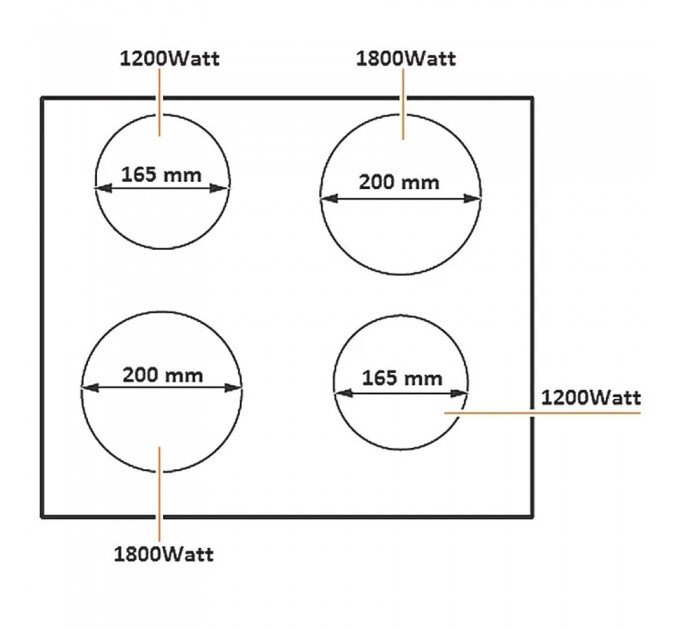 Електрична варильна поверхня Fabiano SVH 646 Black