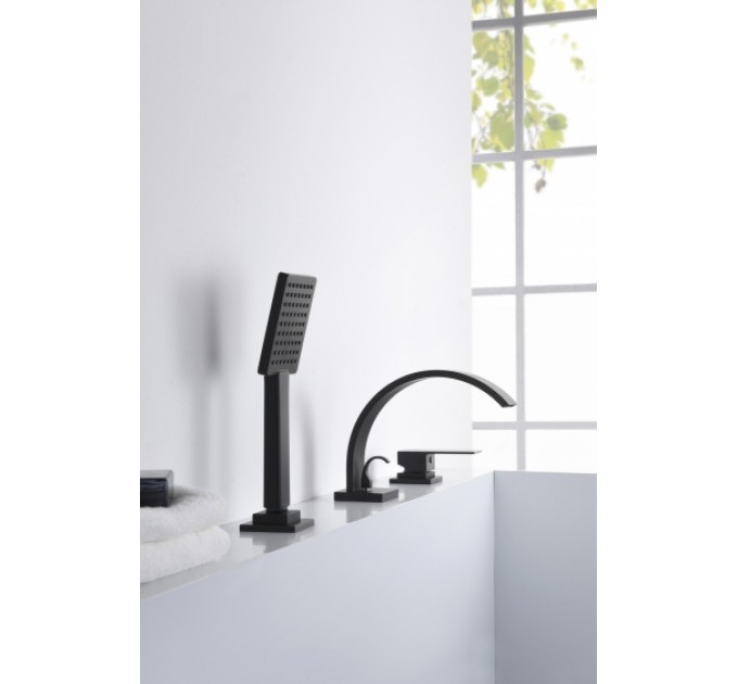 Змішувач для ванни Blue Water TORONTO TOR-BWW.080 ЧОРНИЙ МАТОВИЙ