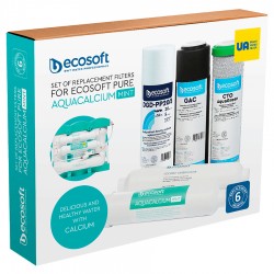 Комплект картриджів Ecosoft P’URE AquaCalcium Mint "6 місяців"