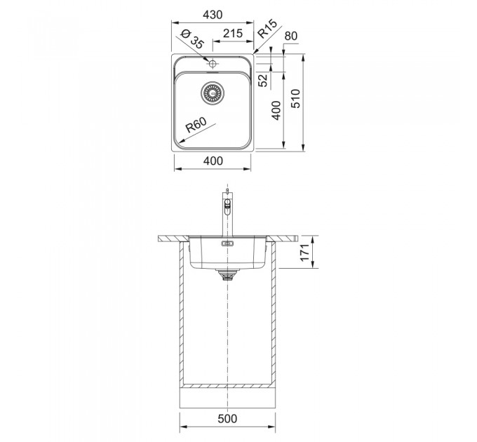 Кухонная мойка Franke Smart SRX 210-40 (127.0703.298) полированная