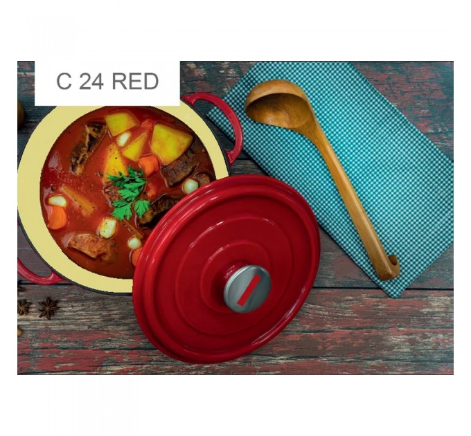 Чавунна каструля Fabiano C 240 Red