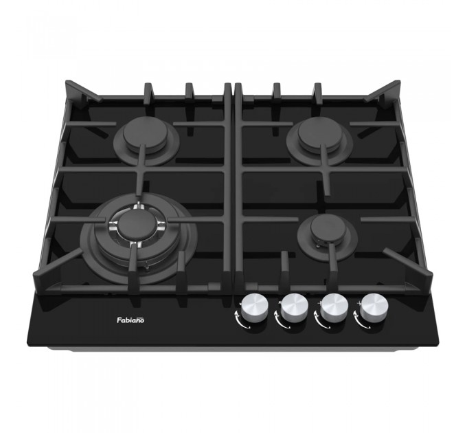 Газова варильна поверхня Fabiano FHG 1044 VGHT2 Black Glass