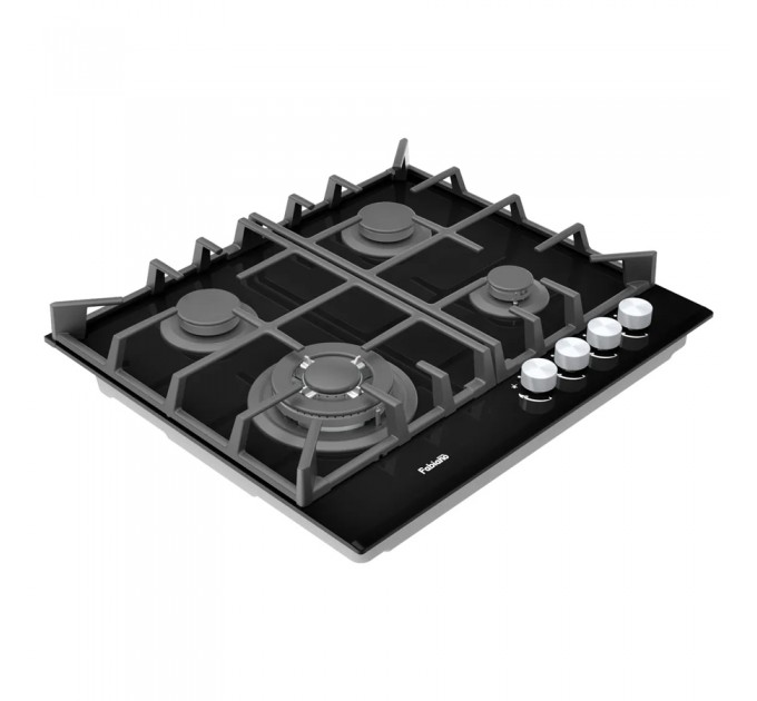 Газова варильна поверхня Fabiano FHG 1044 VGHT2 Black Glass