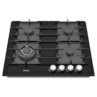 Газова варильна поверхня Fabiano FHG 1444 VGHT2 Black Glass Газова варильна поверхня Fabiano FHG 1444 VGHT2 Black Glass