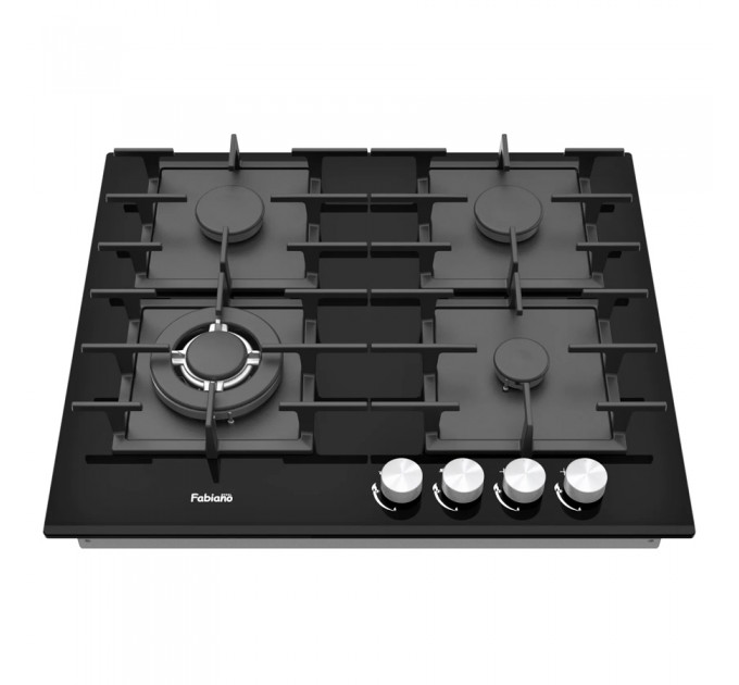 Газова варильна поверхня Fabiano FHG 1444 VGHT2 Black Glass