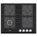 Газова варильна поверхня Fabiano FHG 1444 VGHT2 Black Glass