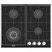 Газова варильна поверхня Fabiano FHG 8244 VGHT Black Glass
