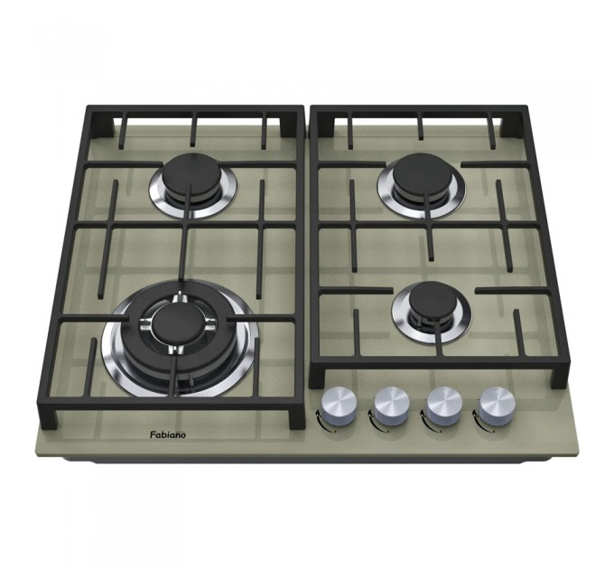Газова варильна поверхня Fabiano FHG 8244 VGHT Champagne Glass