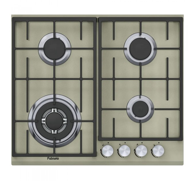 Газова варильна поверхня Fabiano FHG 8244 VGHT Champagne Glass