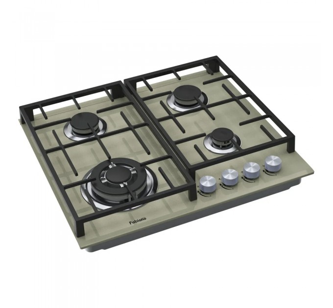 Газова варильна поверхня Fabiano FHG 8244 VGHT Champagne Glass