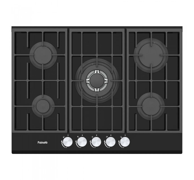 Газова варильна поверхня Fabiano FHG 8255 VGHT Black Glass