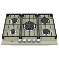 Газова варильна поверхня Fabiano FHG 8255 VGHT Champagne Glass Газова варильна поверхня Fabiano FHG 8255 VGHT Champagne Glass