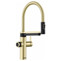 Змішувач кухонний Blanco EVOL-S Pro Filter (527430) золотий матовий