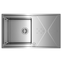 Кухонна мийка Teka BROOKLYN 50 M-XP 1B 1D (115100022) полірована Кухонна мийка Teka BROOKLYN 50 M-XP 1B 1D (115100022) полірована