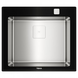 Кухонная мойка Teka DIAMOND 1B BK (115000075) черное стекло