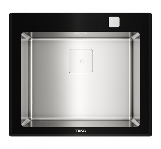 Кухонная мойка Teka DIAMOND 1B BK (115000075) черное стекло