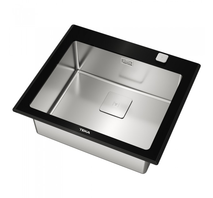 Кухонная мойка Teka DIAMOND 1B BK (115000075) черное стекло