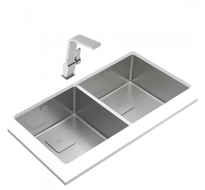 Кухонная мойка Teka FLEXLINEA 2B 860 PureClean (115030026) нержавеющая сталь