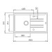 Кухонная мойка Teka STONE 50 B-TG 1B 1D (115330020) графит