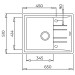 Кухонная мойка Teka STONE 45 S-TG 1B 1D (115330048) графит
