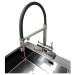 Смеситель кухонный Fabiano FKMC 3124 Inox (Cascad)