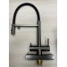 Смеситель кухонный Fabiano FKMC 3124 Black Steel (Cascad)