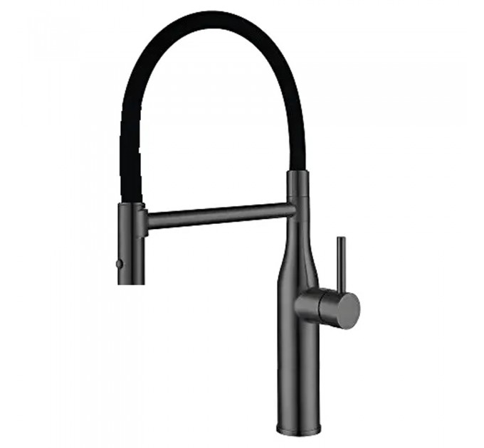 Смеситель кухонный Fabiano FKM 70 Black Steel