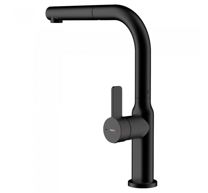 Змішувач кухонний Teka OVAL 938 Black (116020020) чорний