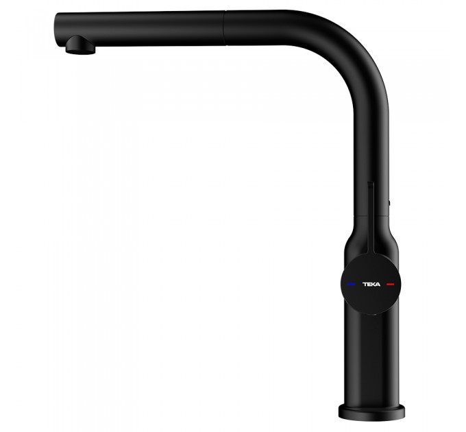 Змішувач кухонний Teka OVAL 938 Black (116020020) чорний