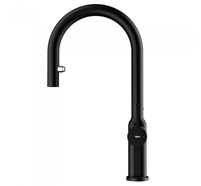 Змішувач кухонний Teka OVAL 9382 Black (116020016) чорний