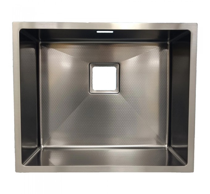 Кухонна мийка Fabiano Quadro 53 Celldecor Nano Graphite
