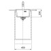 Кухонная мойка Franke Maris MRG 610-37 TL Black Edition (114.0699.230) черный матовый