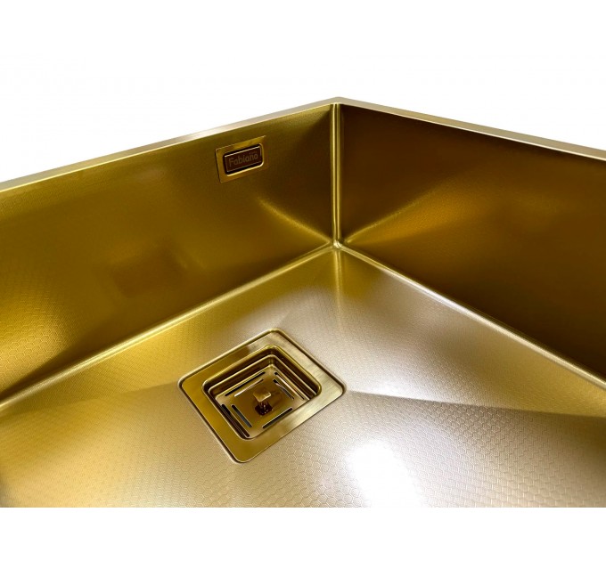 Кухонна мийка Fabiano Quadro 49 Celldecor Nano Gold