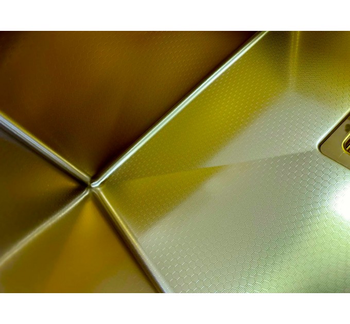 Кухонна мийка Fabiano Quadro 49 Celldecor Nano Gold