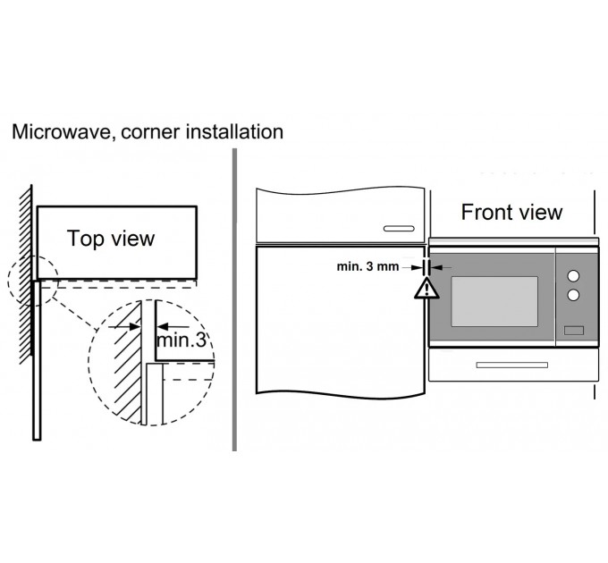 Мікрохвильова піч вбудована Fabiano FBM 2500G Black
